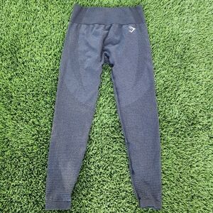 Gymshark Womens Leggings Size Small Black No Size Tag Check Measuments Workout